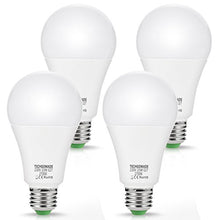 Carica l'immagine nel visualizzatore di Gallery, 4X 23W E27 LED Lampadine, lampadine Techgomade A65, 200W Bianco Caldo 2700k - Ilgrandebazar