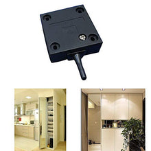 Carica l'immagine nel visualizzatore di Gallery, FUJIE Interruttore per Porte Switch Push Porta Spingere Nero - Ilgrandebazar