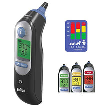Carica l'immagine nel visualizzatore di Gallery, Braun ThermoScan 7 Termometro Auricolare con Age Precision, Nero - Ilgrandebazar