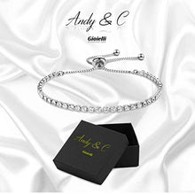 Carica l'immagine nel visualizzatore di Gallery, Andy &amp; C Braccialetto Donna con Cristalli Elegante Scatola Gioielli... - Ilgrandebazar