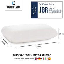 Carica l'immagine nel visualizzatore di Gallery, Cuscino VOLAR Aloe Vera in Memory-foam con carbone di bambù, cuscino Bianco