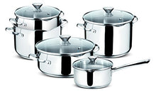 Carica l'immagine nel visualizzatore di Gallery, Lagostina Set Smart 9 Pezzi, Acciaio Inossidabile, Argento, 22 cm - Ilgrandebazar