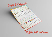 Carica l'immagine nel visualizzatore di Gallery, Alfabetiere da Muro Plastificato - Abecedario per Bambini