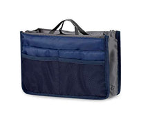 Carica l'immagine nel visualizzatore di Gallery, Ducomi Organizer Borsa Donna 13 Tasche Capiente Large (Standard), Navy
