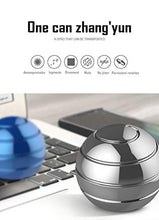 Carica l'immagine nel visualizzatore di Gallery, CaLeQi Giroscopio Cinetico a Sfera da Spinner in Metallo per Ufficio Argento - Ilgrandebazar