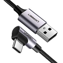 Carica l'immagine nel visualizzatore di Gallery, UGREEN 3A Cavo USB C 90 Gradi Supporta Ricarica Rapida QC 3.0/2.0 FCP AFC, 1M - Ilgrandebazar