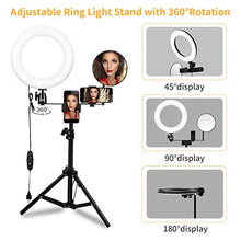 Carica l'immagine nel visualizzatore di Gallery, Luce ad Anello LED, Morpilot LED Ring Light 10" Dimmerabile con Supporto 3
