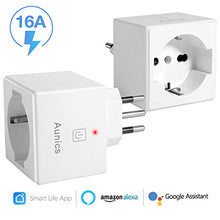 Carica l'immagine nel visualizzatore di Gallery, Presa Alexa Aunics Smart, Italiana 2 Pezzi Compatibile con Alexa...