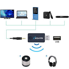 Carica l'immagine nel visualizzatore di Gallery, Carpuride Trasmettitore Bluetooth per cuffie TV PC bluetooth transmitter-1
