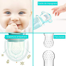 Carica l'immagine nel visualizzatore di Gallery, Faburo 2pcs Ciuccio per Alimenti/Frutta Bambini + 9pcs in...