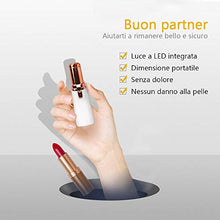 Carica l'immagine nel visualizzatore di Gallery, Epilatore Viso per Peli Facciali Donna Flawless, Rasoio Trimmer...