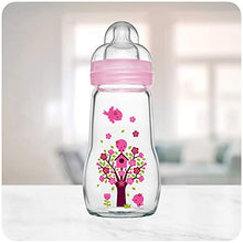 Carica l'immagine nel visualizzatore di Gallery, MAM Feel Good, Biberon in vetro, Rosa (rosa), 260 ml (rosa) - Ilgrandebazar