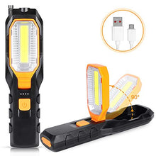 Carica l'immagine nel visualizzatore di Gallery, Haofy LED Work Light, luce di ispezione COB ricaricabile con 4 Torce1 - Ilgrandebazar