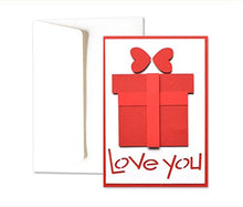 Carica l'immagine nel visualizzatore di Gallery, Love you - pacchetto - regalo - san valentino - biglietto d'auguri (formato... - Ilgrandebazar