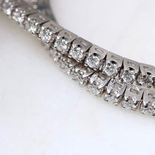 Carica l'immagine nel visualizzatore di Gallery, Light-Jewelry Bracciale Tennis Uomo Donna con Zirconi, Placcato Oro Bianco... - Ilgrandebazar