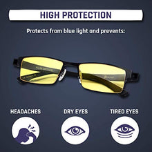 Carica l'immagine nel visualizzatore di Gallery, KLIM™ Optics - Occhiali Anti Luce Blu + Alta Protezione + Blocca Il Giallo - Ilgrandebazar