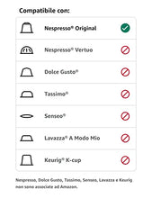 Carica l'immagine nel visualizzatore di Gallery, Note D'Espresso Caffè Qualità Oro, Capsule Compatibili Soltanto con Sistema NESPRESSO, 100 Caps
