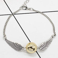 Carica l'immagine nel visualizzatore di Gallery, SHI WU 4PCS Harry Potter Collana Ispirata Set Bracciale con boccaglio in Oro... - Ilgrandebazar