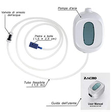 Carica l'immagine nel visualizzatore di Gallery, Zacro Acquario Pompa Areatore Silenzioso Portata 3L / min 2.5W - Ilgrandebazar