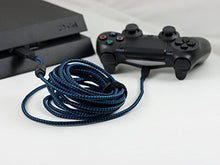 Carica l'immagine nel visualizzatore di Gallery, Lioncast Cavo Ricarica Controller per PS4/Xbox 4m controller, Blu e Nero - Ilgrandebazar