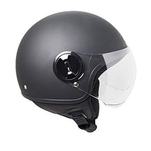 Carica l'immagine nel visualizzatore di Gallery, Casco demi jet SKA-P 1WH WOLLI Nero gommato, M