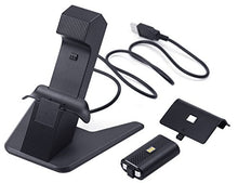 Carica l'immagine nel visualizzatore di Gallery, AmazonBasics - Stazione di ricarica in alluminio per controller Xbox...