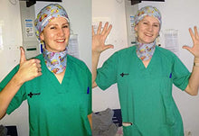Carica l'immagine nel visualizzatore di Gallery, Cappello chirurgico Donna GATTINI per capelli lunghi, chirurgia, dentista,... - Ilgrandebazar