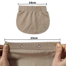 Carica l'immagine nel visualizzatore di Gallery, AYE Prolunga Pantaloni Regolabili per Le Donne in Gravidanza, 3 Pezzi (Nero,...