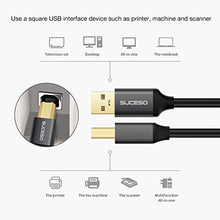 Carica l'immagine nel visualizzatore di Gallery, SUCESO Cavo Stampante USB 2.0-2M Tipo A Maschio a B 2M