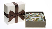 Carica l'immagine nel visualizzatore di Gallery, COAI Bracciale Collana 108 Perle Mala in Amazzonite Sfaccettata