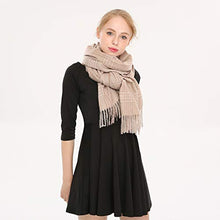 Carica l'immagine nel visualizzatore di Gallery, Longwu Donna Morbida sciarpa in lana di cashmere Grande scalda Pashminas 06# - Ilgrandebazar