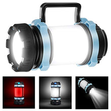 Carica l'immagine nel visualizzatore di Gallery, EXTSUD Lampada Campeggio Ricaricabile 3 in 1 Lanterna LED Torcia 4400mAh...
