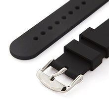 Carica l'immagine nel visualizzatore di Gallery, Archer Watch Straps | Ricambio di Cinturino Silicone per Uomo e 22mm, Nero - Ilgrandebazar