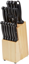 Carica l'immagine nel visualizzatore di Gallery, AmazonBasics - Set di 14 coltelli con ceppo - Ilgrandebazar