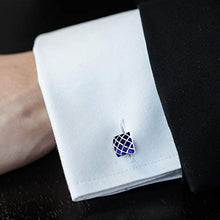 Carica l'immagine nel visualizzatore di Gallery, Gemelli di lusso - Duvernet - Blu Re per uomo - Business - Abbigliato -