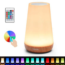 Carica l'immagine nel visualizzatore di Gallery, Auxmir Luce Notturna Bambini Lampada da Comodino Colorata LED con 13...