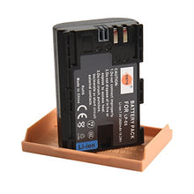 Carica l'immagine nel visualizzatore di Gallery, LP-E6 DSTE - Batteria di ricambio (2 pezzi) e rapida LCD Dual Charger...