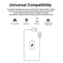 Carica l'immagine nel visualizzatore di Gallery, PIHEN Micro B Cavo, cavo di sincronizzazione USB 3.0 a micro con 1m