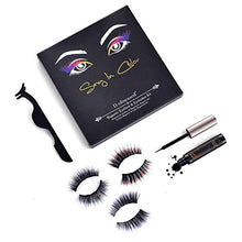 Carica l'immagine nel visualizzatore di Gallery, Ciglia Magnetiche con Eyeliner Magnetico Kit, 3D Finte Colorate...