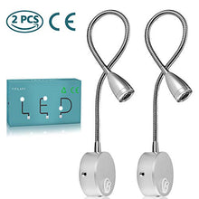 Carica l'immagine nel visualizzatore di Gallery, Lampada da lettura,LED luce letto con montaggio a muro, Double - Ilgrandebazar
