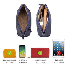 Carica l'immagine nel visualizzatore di Gallery, David Jones - Piccola Borsa a Tracolla Spalla Donna Catena - Mano Blu