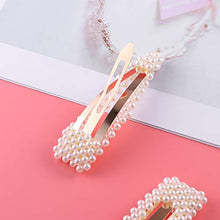 Carica l'immagine nel visualizzatore di Gallery, Lurrose, fermagli per capelli con perle, modello semplice e alla moda,... - Ilgrandebazar