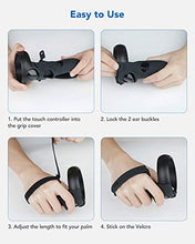 Carica l'immagine nel visualizzatore di Gallery, [Versione Pro]KIWI design Impugnature di Protezione Grip Cover per Oculus...