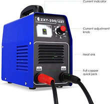 Carica l'immagine nel visualizzatore di Gallery, FIXKIT Saldatrice IGBT Portatile Elettrodo Corrente Continua, 220V, 20-200A... - Ilgrandebazar