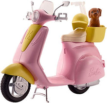Carica l'immagine nel visualizzatore di Gallery, Barbie Scooter e Cagnolino, Moto con Cucciolo e Casco, Bambola Non Inclusa,... - Ilgrandebazar