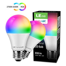 Carica l'immagine nel visualizzatore di Gallery, LE Lampadina Intelligente Wifi LED E27 9W Smart Lampadine Colorate... - Ilgrandebazar