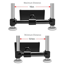 Carica l'immagine nel visualizzatore di Gallery, Tryone Supporto Tablet Poggiatesta Auto, supporto per tablet sedile Nero