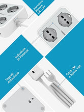 Carica l'immagine nel visualizzatore di Gallery, TESSAN Ciabatta Multipresa con USB, Multipresa Elettrica con 4 Schuko e 4 Bivalenti 10A/16A, Ciabatta Multipresa con 3 USB e Interruttore Bipolare, Multipresa con Cavo 2M e Spina 16A, 3680W