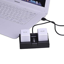 Carica l'immagine nel visualizzatore di Gallery, PowerTrust VMA4410 - Caricabatterie veloce doppio con cavo USB per Arlo Pro...