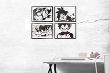 Carica l'immagine nel visualizzatore di Gallery, Poster Son Goku Dragon Ball Handmade Graffiti Street Art - Artwork